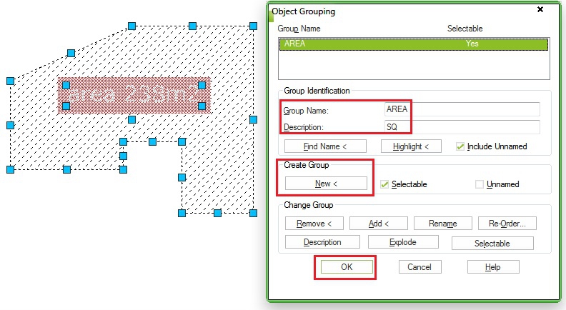 Move objects together or edit them individually by group tool - GstarCAD