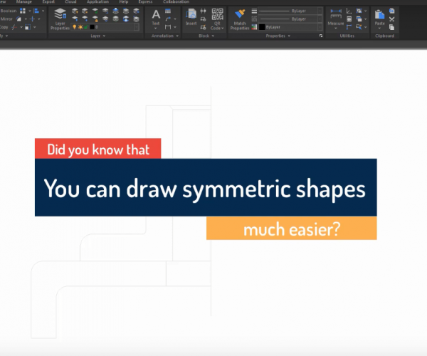 How to directly draw symmetric shapes with Symmetric Draw