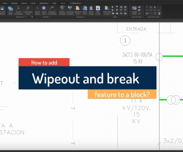 Introduction to GstarCAD Express Tool: Block Break