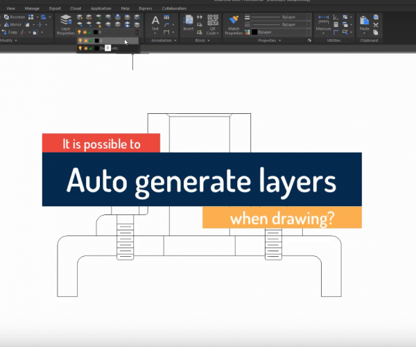 Introduction to GstarCAD Express Tool: AUTOLAYER