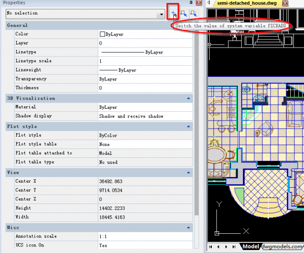 FAQs about object selection in CAD