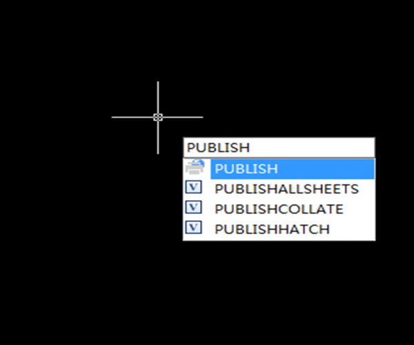 Publish in CAD—-the simplest batch print function