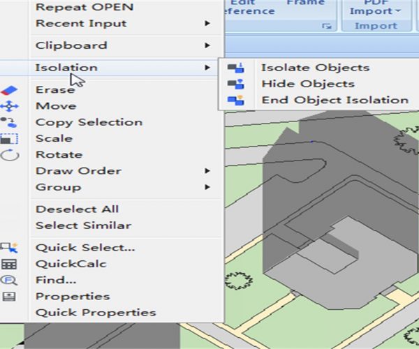 How to hide and isolate selected objects?
