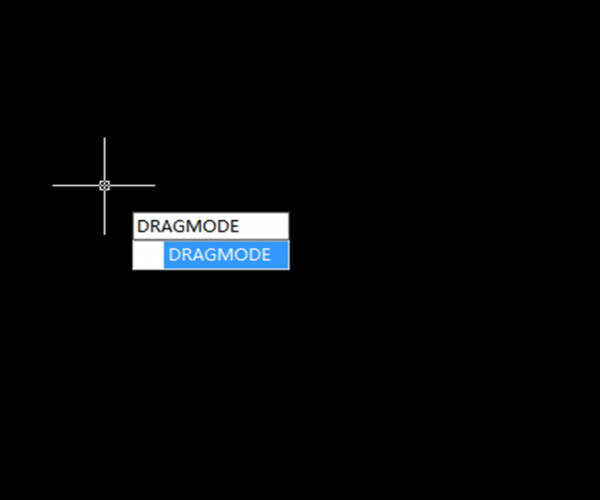 The DRAGMODE Command of GstarCAD