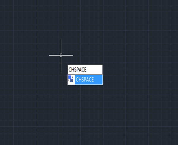 the CHSPACE command