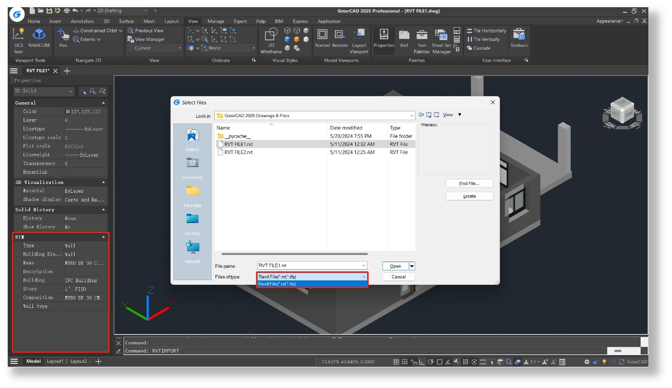 Improvement 3D Model Import & Export - GstarCAD