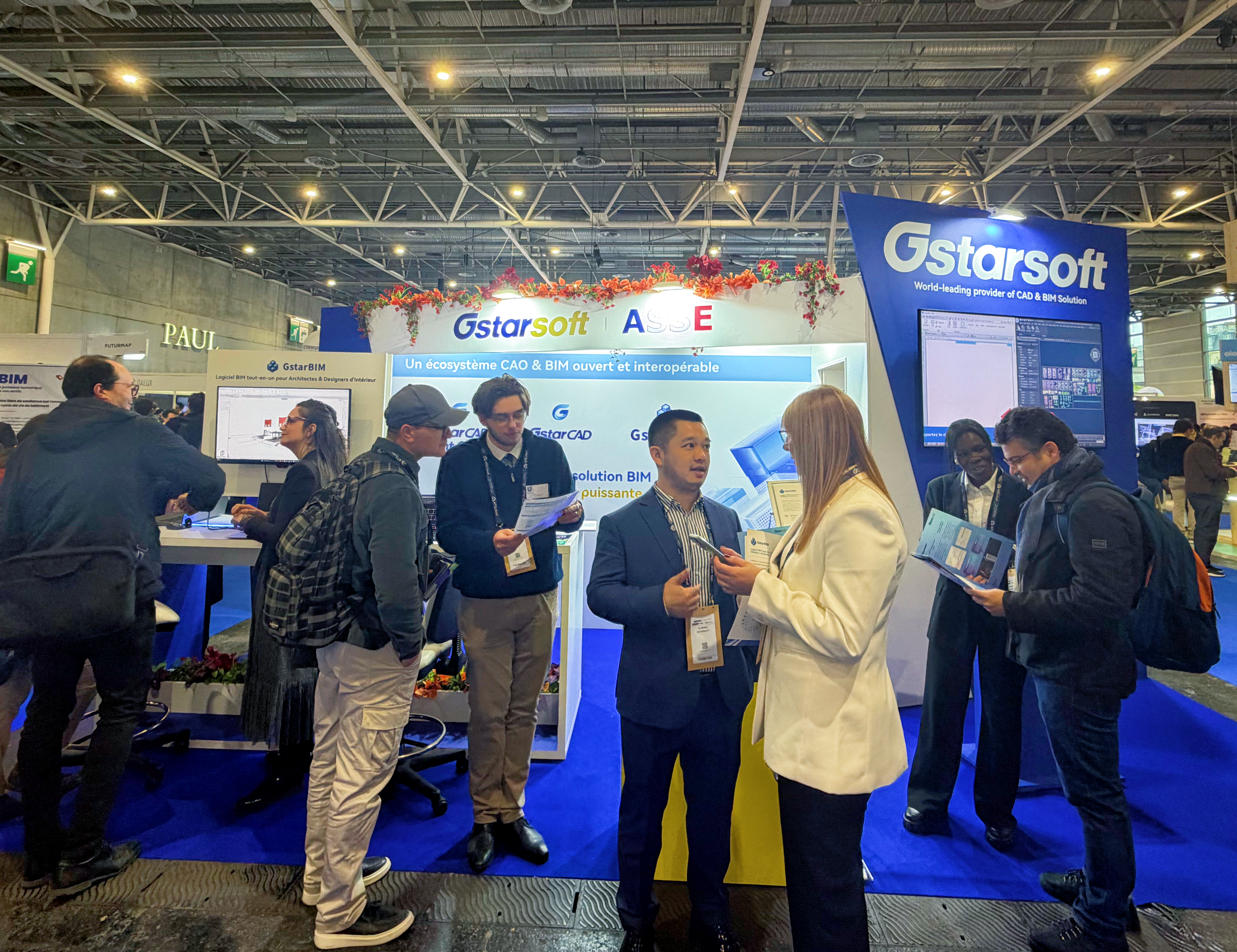 Gstarsoft Showcases Integrated CAD + BIM Solutionsat BIM World Paris 2026