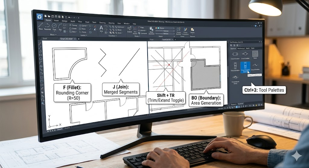 Top 5 Essential GstarCAD Shortcuts for Designers